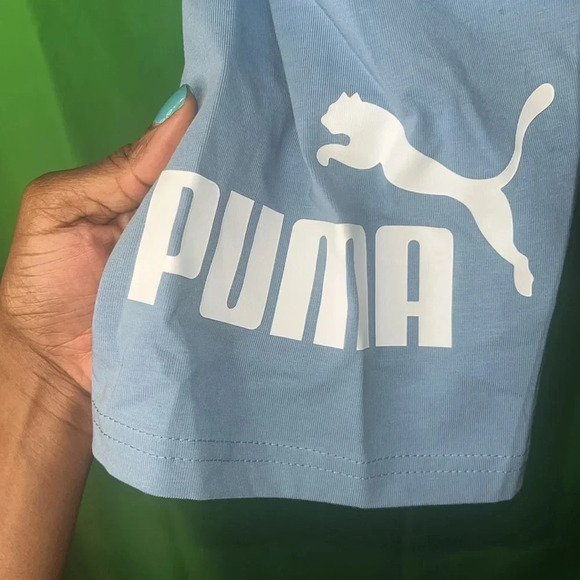 NWT Light Blue Puma Spandex Shorts size Small - Picture 3 of 5
